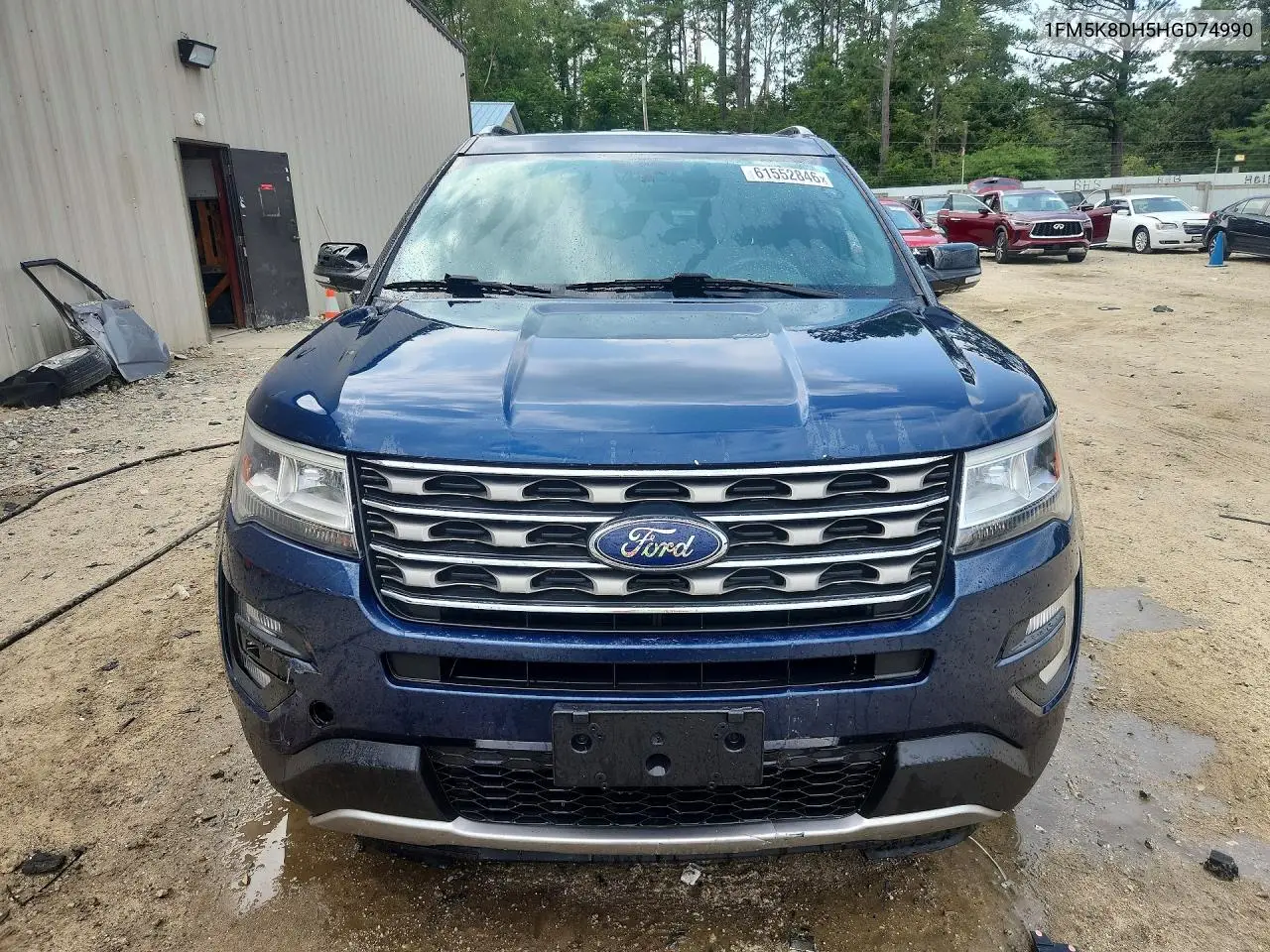 2017 Ford Explorer Xlt VIN: 1FM5K8DH5HGD74990 Lot: 61552846