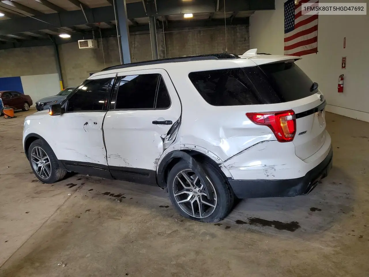 2017 Ford Explorer Sport VIN: 1FM5K8GT5HGD47692 Lot: 61585866
