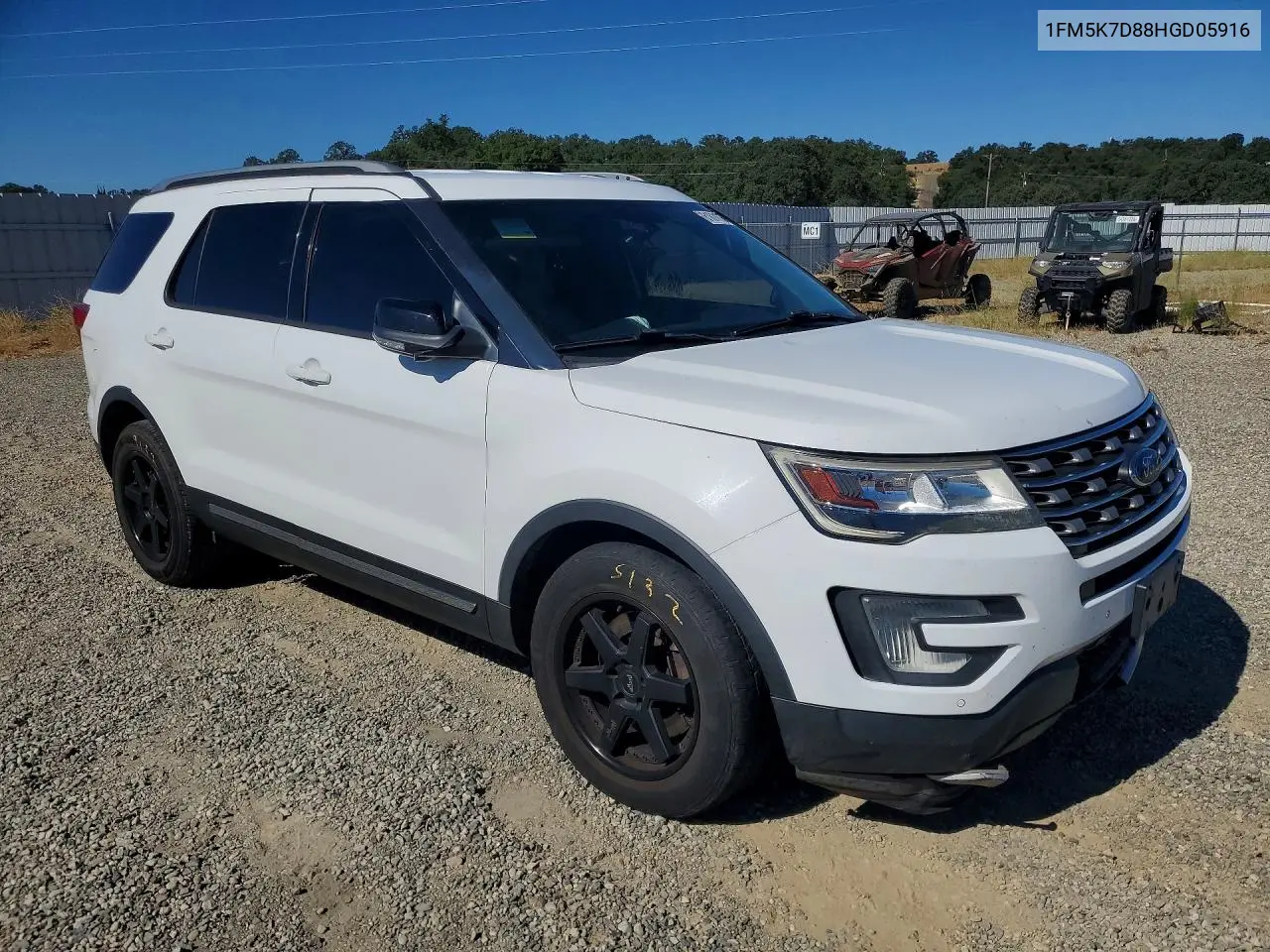 2017 Ford Explorer Xlt VIN: 1FM5K7D88HGD05916 Lot: 61611776