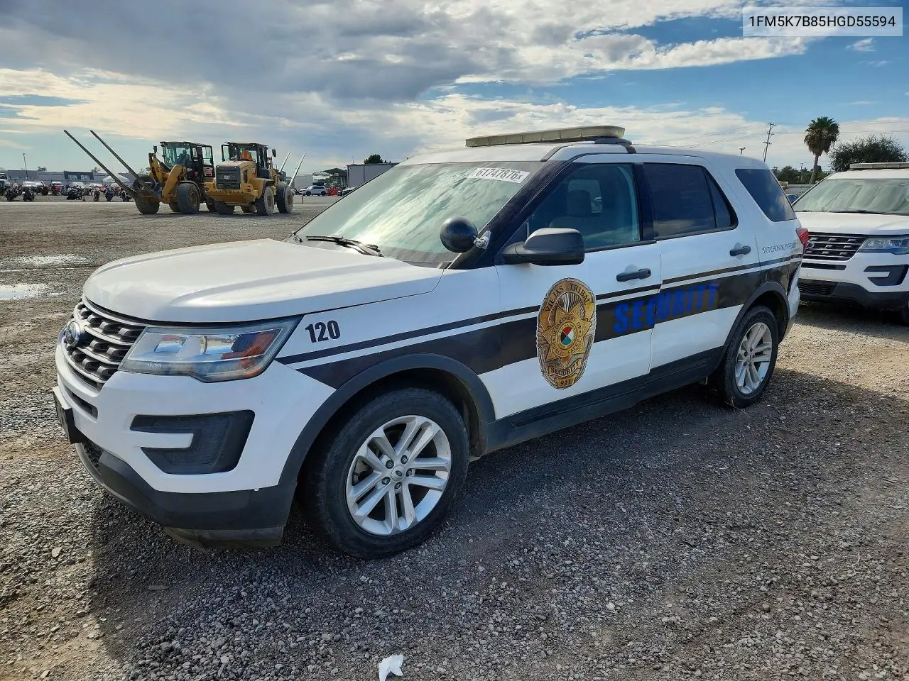 2017 Ford Explorer VIN: 1FM5K7B85HGD55594 Lot: 61747876