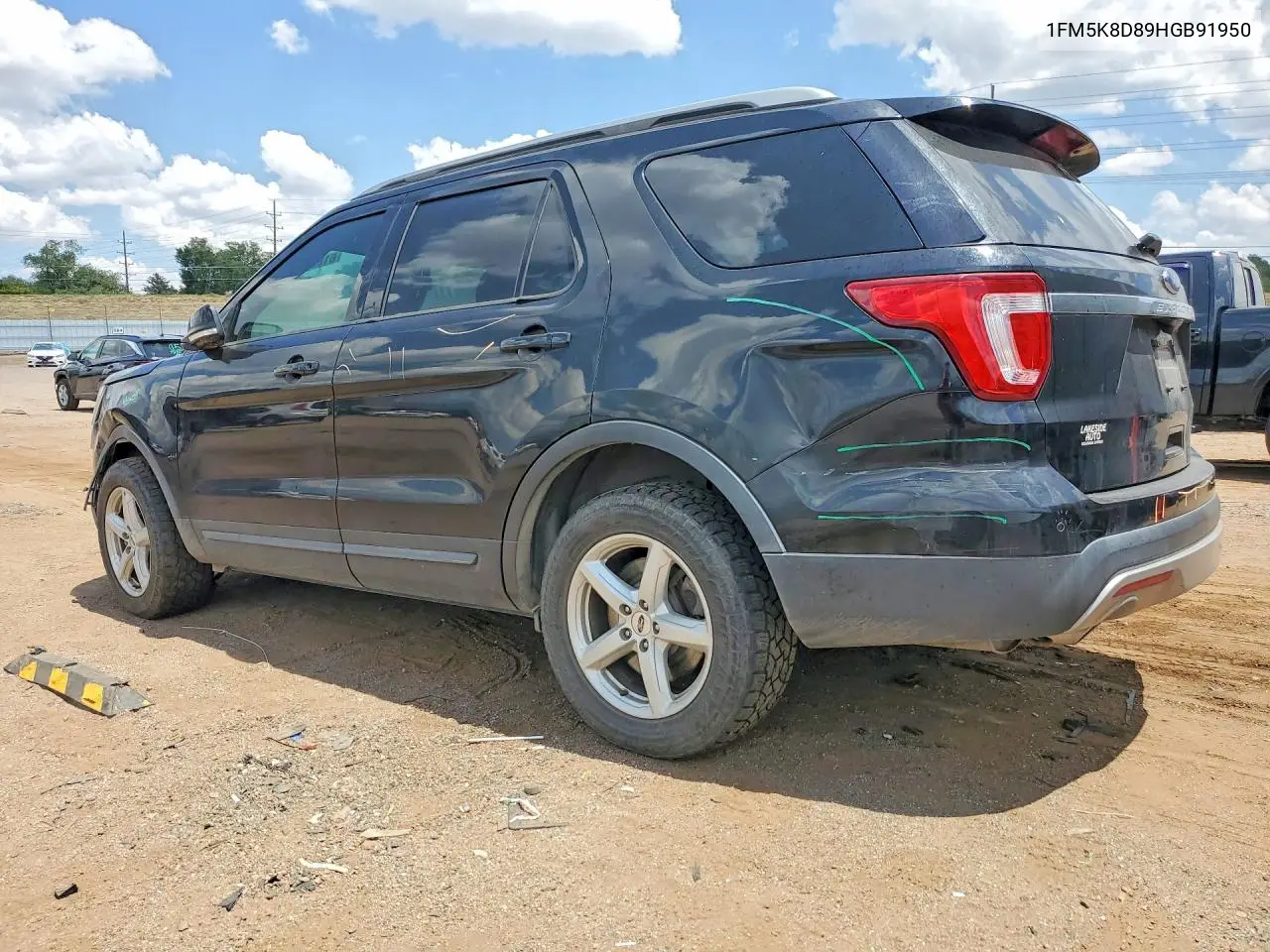 2017 Ford Explorer Xlt VIN: 1FM5K8D89HGB91950 Lot: 61835136