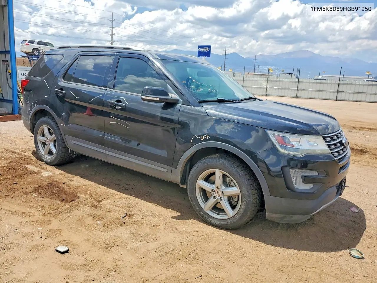 2017 Ford Explorer Xlt VIN: 1FM5K8D89HGB91950 Lot: 61835136