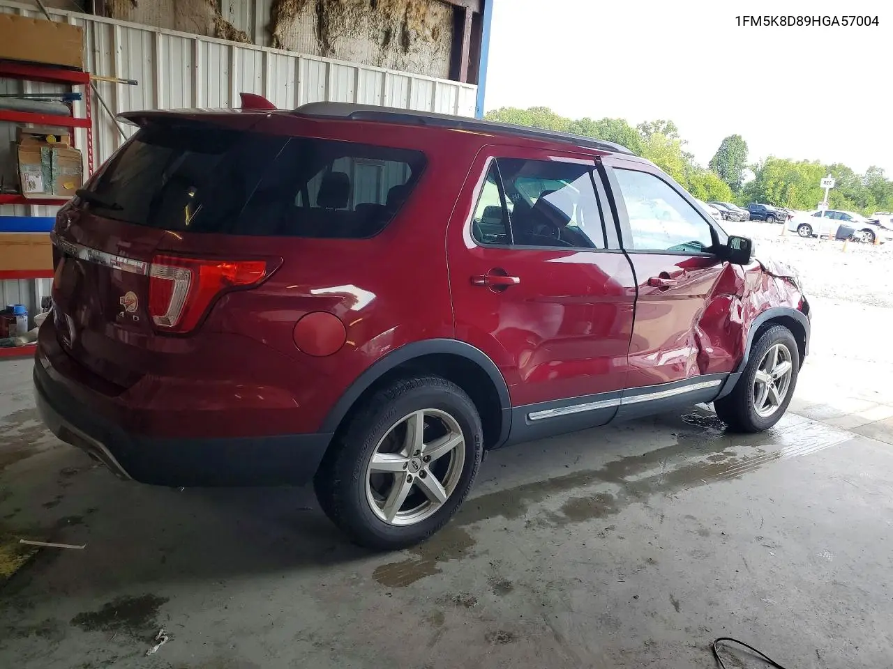 2017 Ford Explorer Xlt VIN: 1FM5K8D89HGA57004 Lot: 61849226