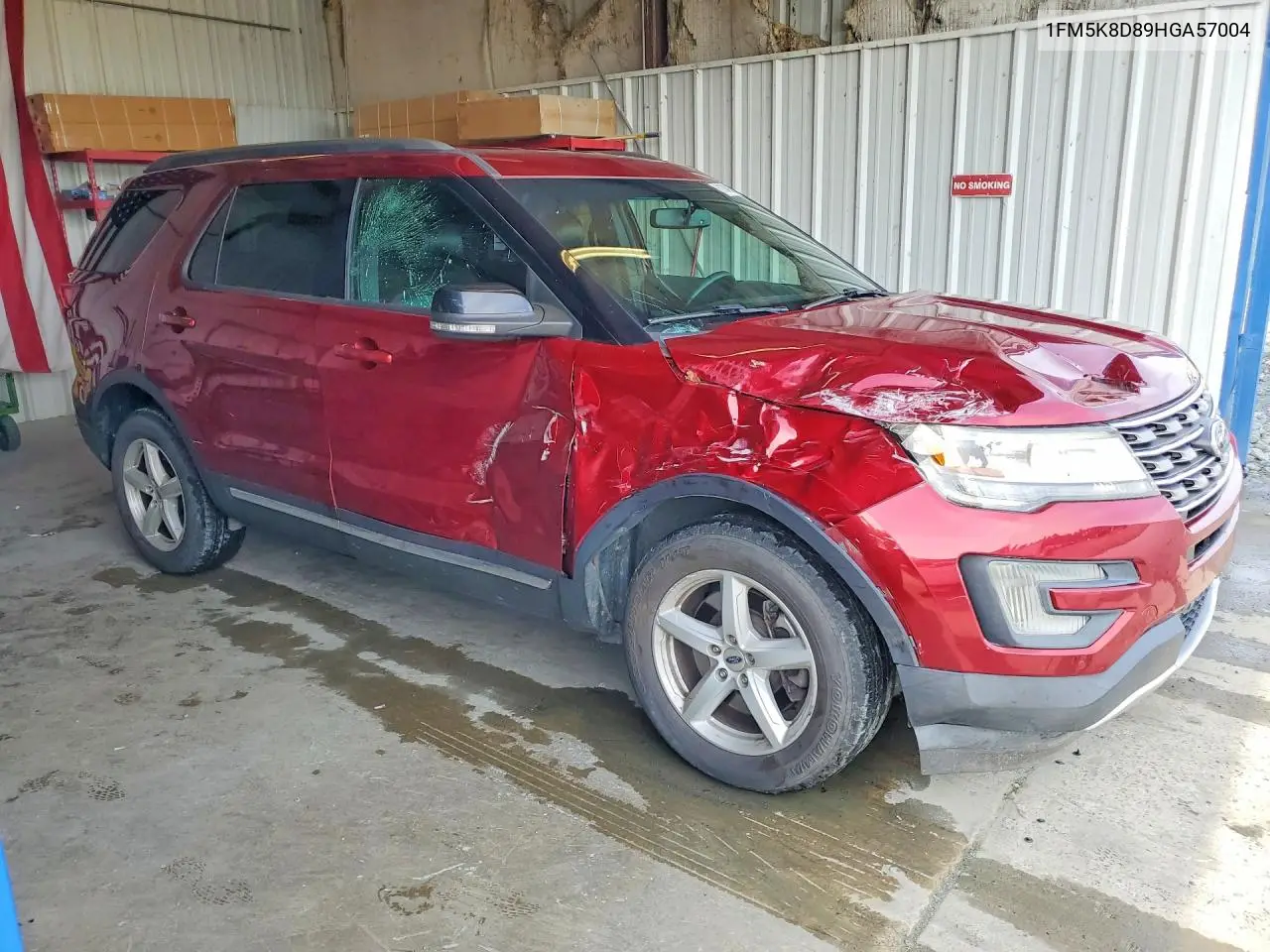 2017 Ford Explorer Xlt VIN: 1FM5K8D89HGA57004 Lot: 61849226