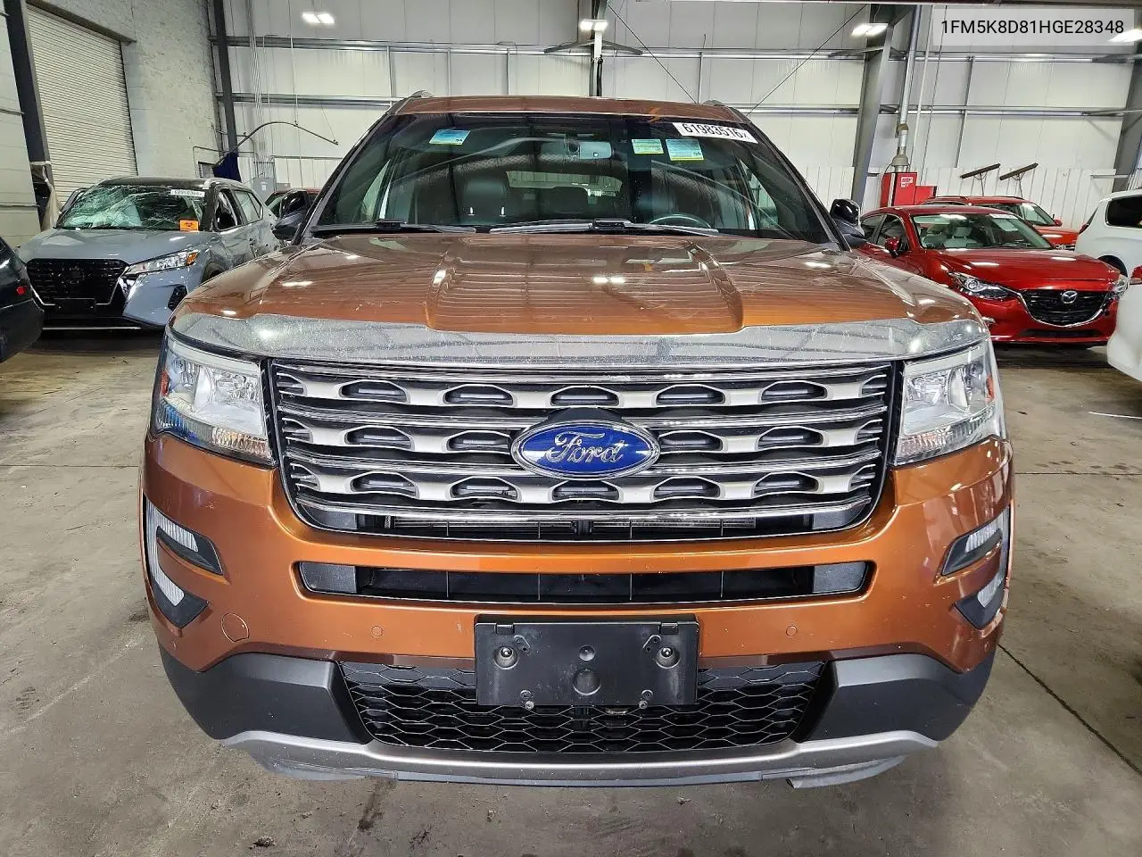 2017 Ford Explorer Xlt VIN: 1FM5K8D81HGE28348 Lot: 61983516