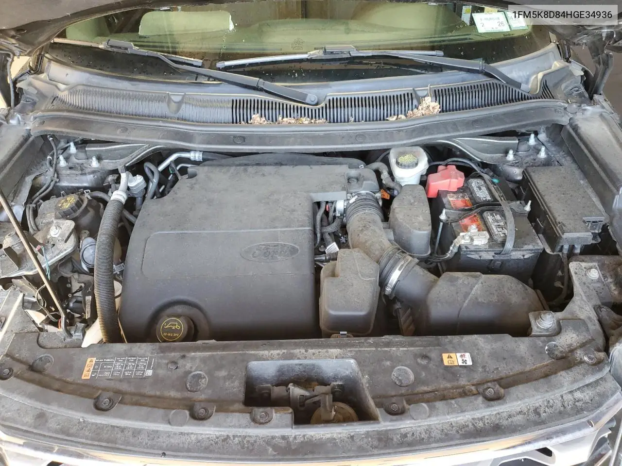 1FM5K8D84HGE34936 2017 Ford Explorer Xlt