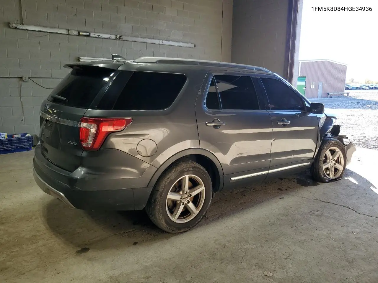 1FM5K8D84HGE34936 2017 Ford Explorer Xlt