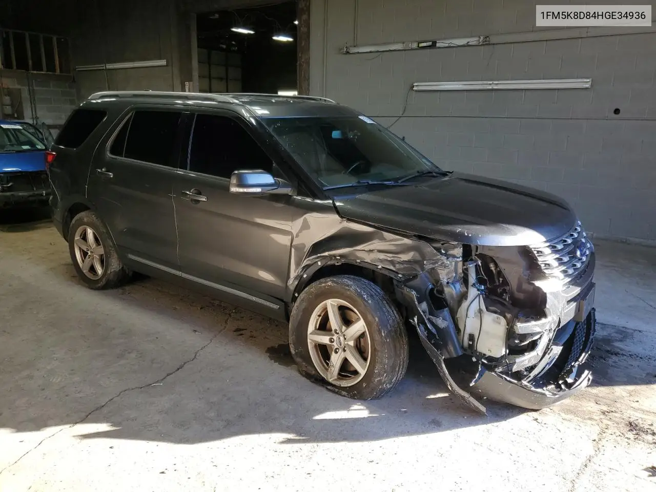 1FM5K8D84HGE34936 2017 Ford Explorer Xlt