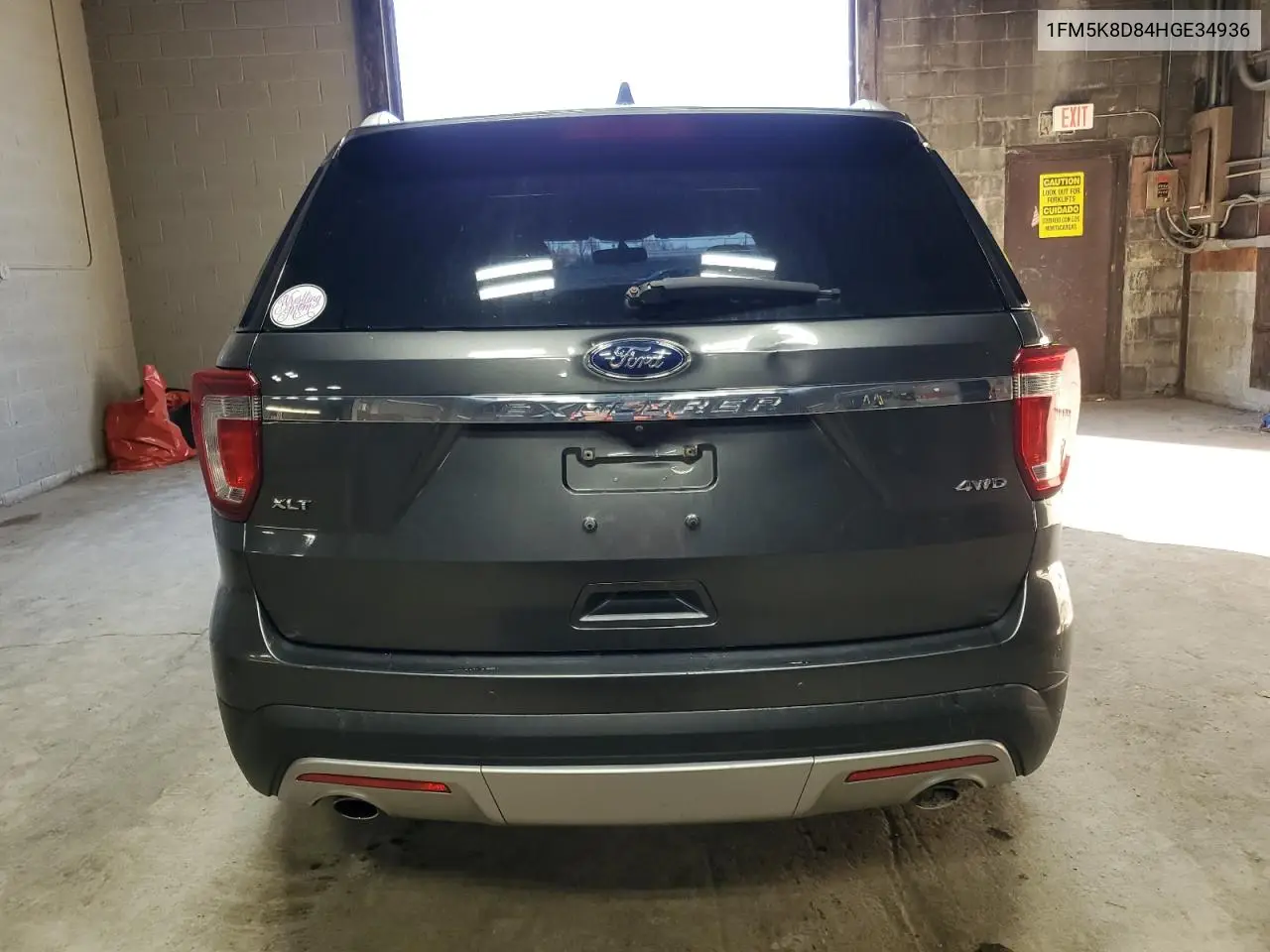 1FM5K8D84HGE34936 2017 Ford Explorer Xlt