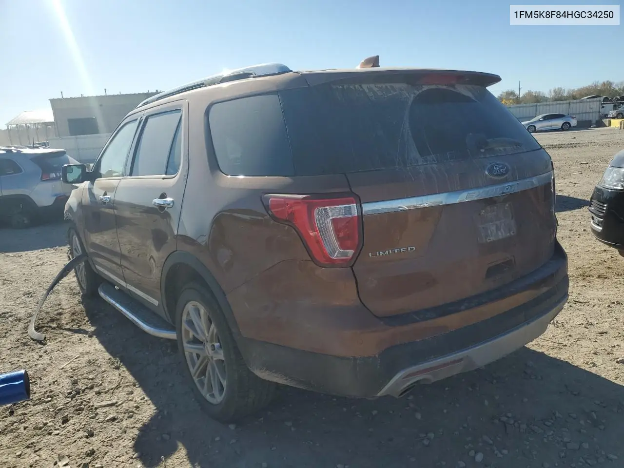 1FM5K8F84HGC34250 2017 Ford Explorer Limited