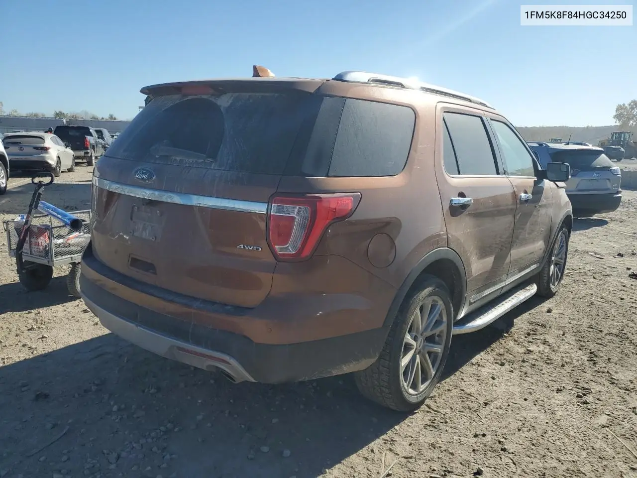 1FM5K8F84HGC34250 2017 Ford Explorer Limited