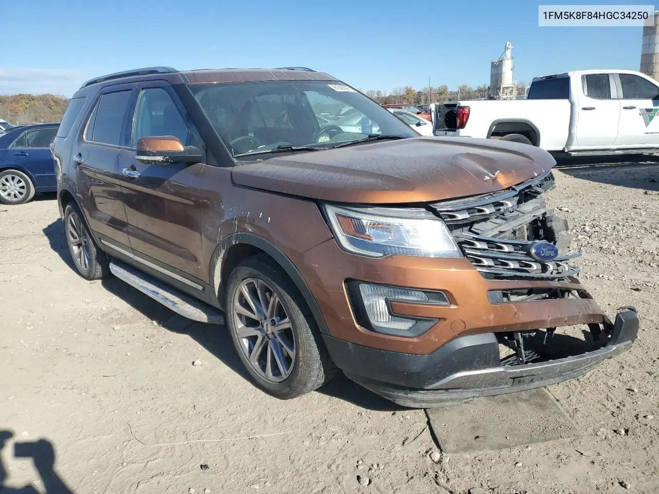 1FM5K8F84HGC34250 2017 Ford Explorer Limited