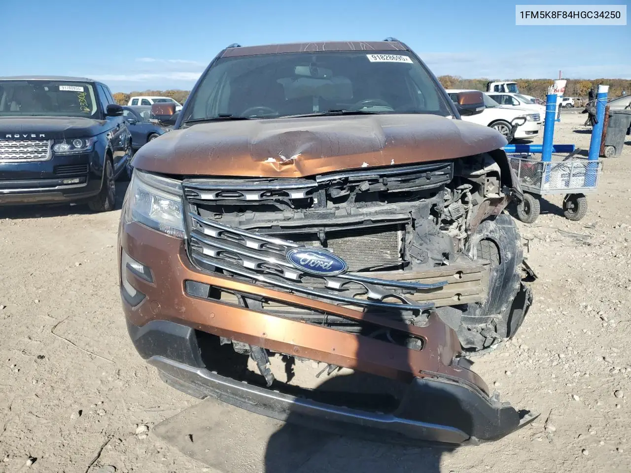 1FM5K8F84HGC34250 2017 Ford Explorer Limited
