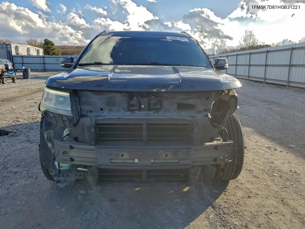 1FM5K7D81HGB31221 2017 Ford Explorer Xlt