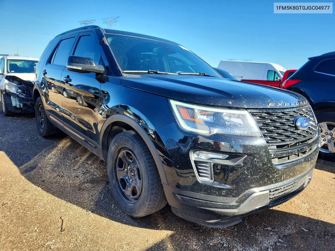 2018 Ford Explorer Sport VIN: 1FM5K8GT0JGC04977 Lot: 54495126