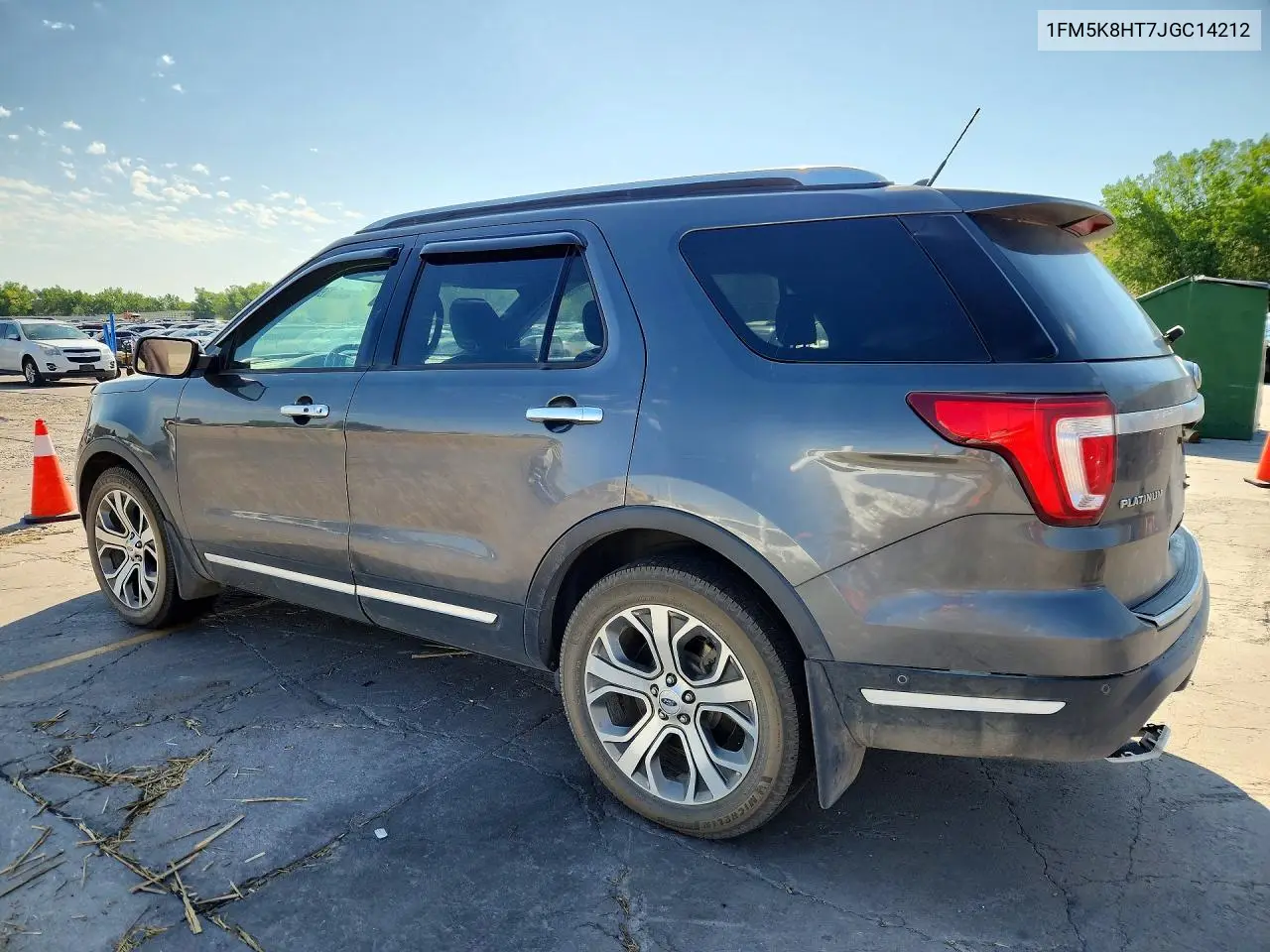 2018 Ford Explorer Platinum VIN: 1FM5K8HT7JGC14212 Lot: 60016796