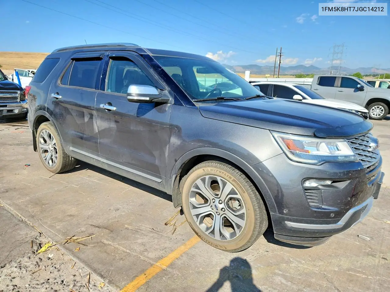 2018 Ford Explorer Platinum VIN: 1FM5K8HT7JGC14212 Lot: 60016796