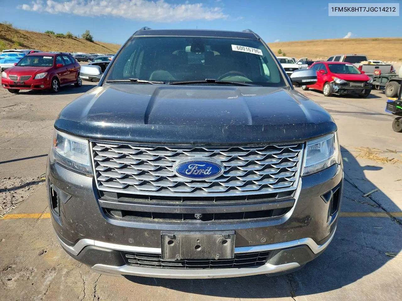 2018 Ford Explorer Platinum VIN: 1FM5K8HT7JGC14212 Lot: 60016796