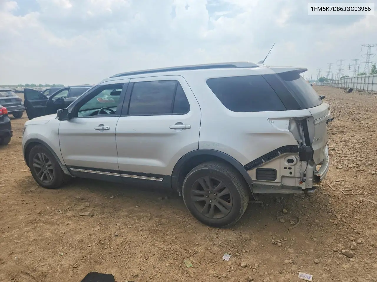 2018 Ford Explorer Xlt VIN: 1FM5K7D86JGC03956 Lot: 60790356