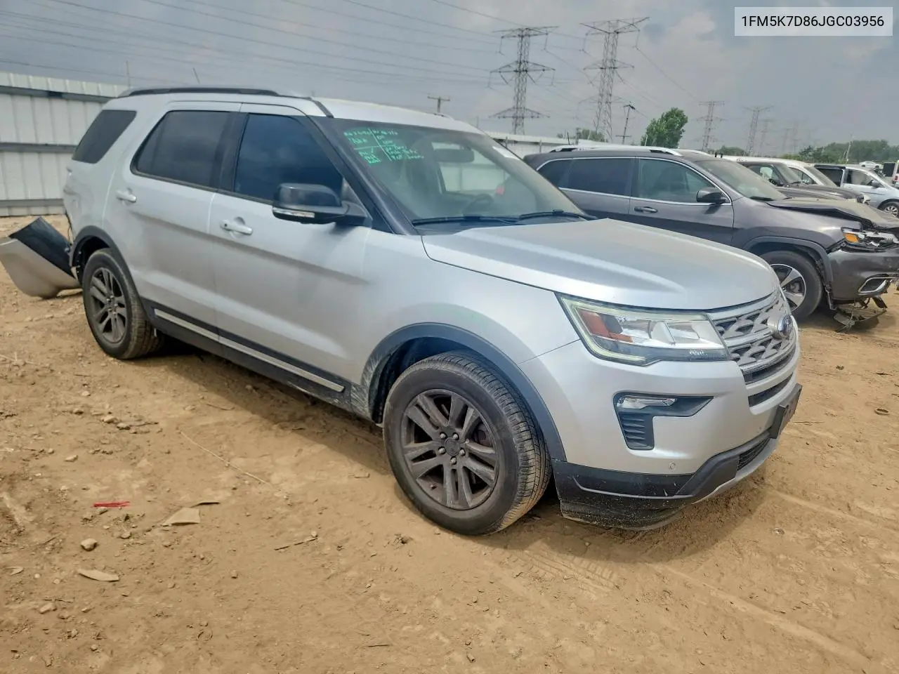 2018 Ford Explorer Xlt VIN: 1FM5K7D86JGC03956 Lot: 60790356