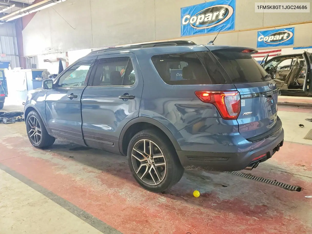 2018 Ford Explorer Sport VIN: 1FM5K8GT1JGC24686 Lot: 60989656