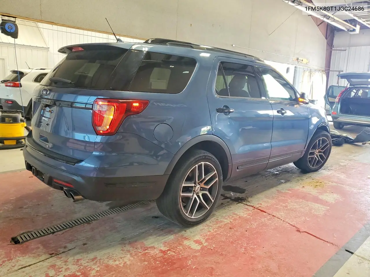 2018 Ford Explorer Sport VIN: 1FM5K8GT1JGC24686 Lot: 60989656