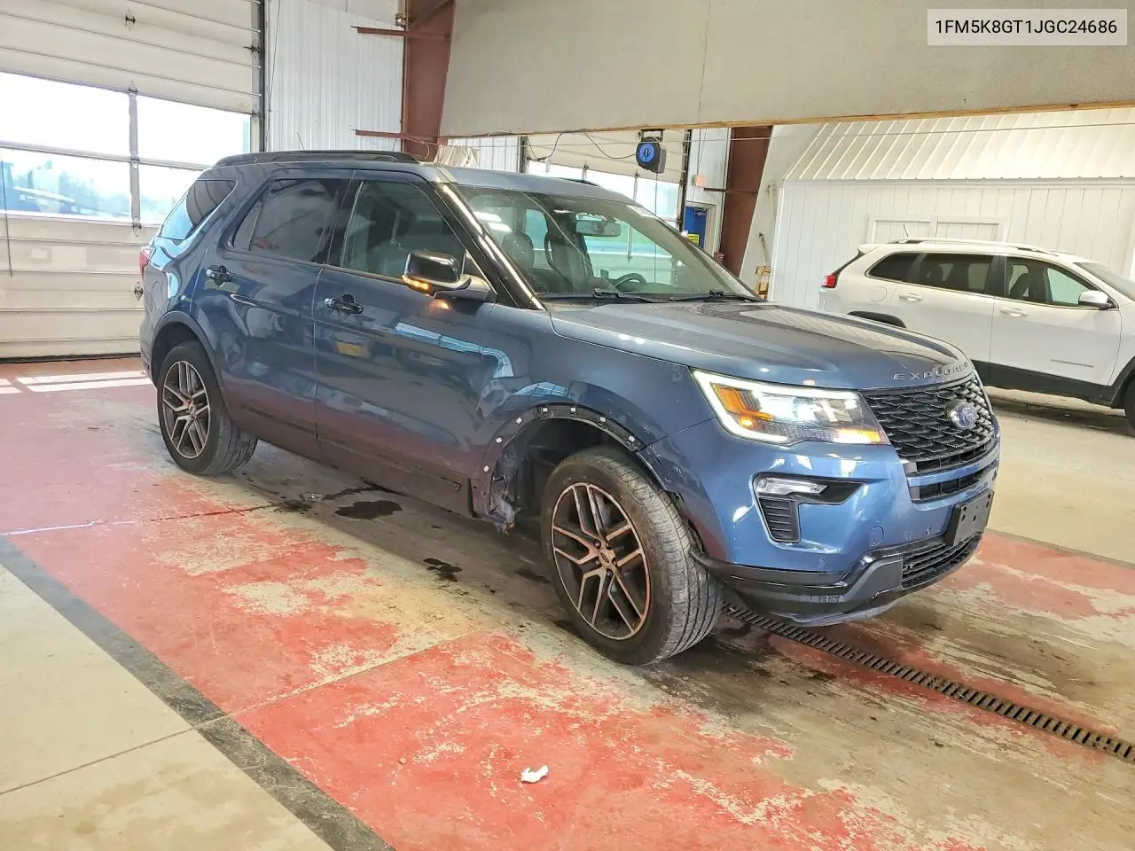 2018 Ford Explorer Sport VIN: 1FM5K8GT1JGC24686 Lot: 60989656