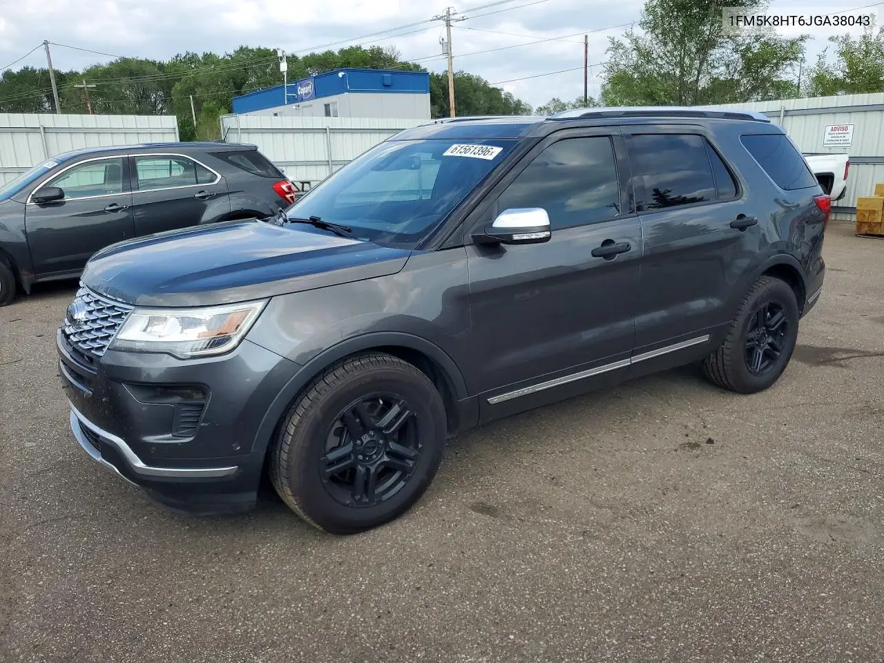 2018 Ford Explorer Platinum VIN: 1FM5K8HT6JGA38043 Lot: 61561396