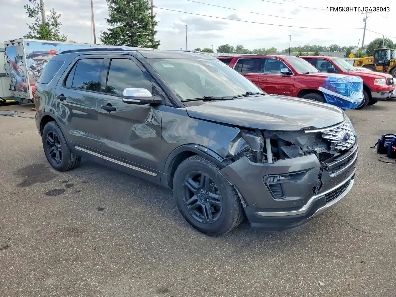 2018 Ford Explorer Platinum VIN: 1FM5K8HT6JGA38043 Lot: 61561396