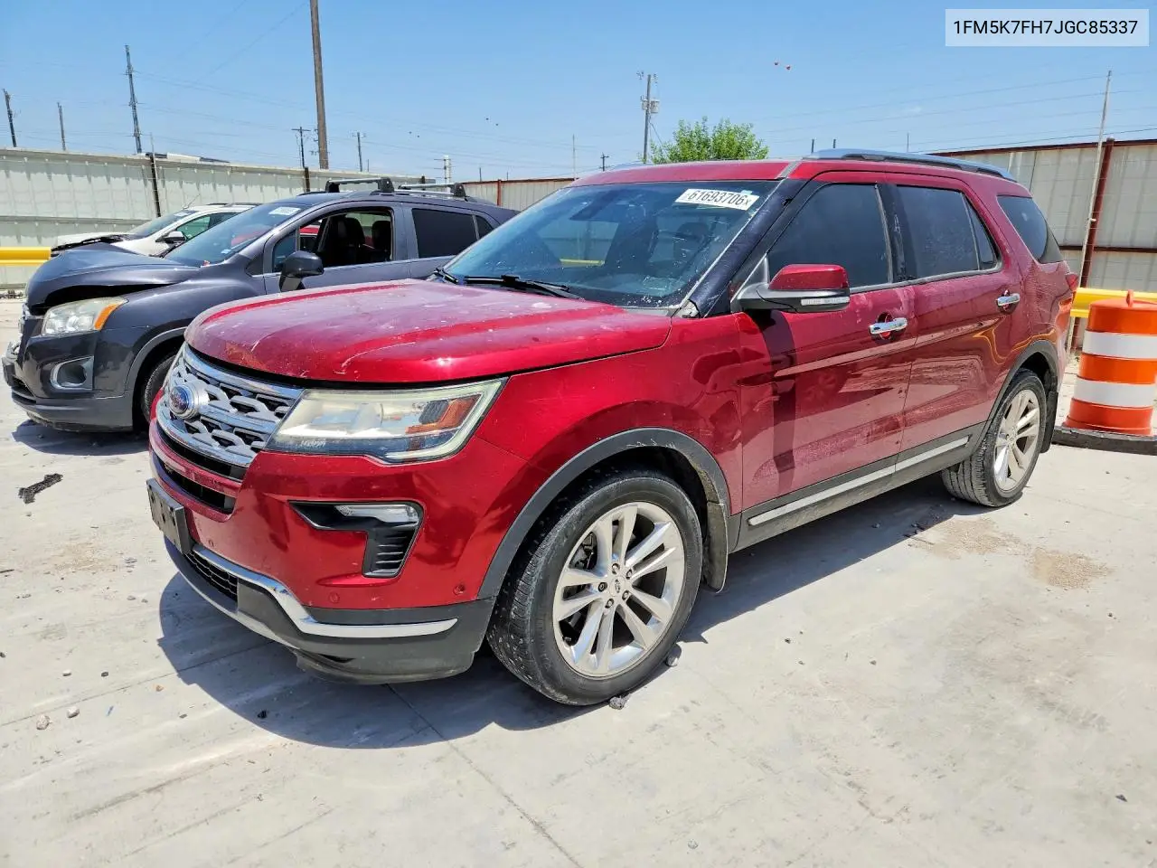2018 Ford Explorer Limited VIN: 1FM5K7FH7JGC85337 Lot: 61693706