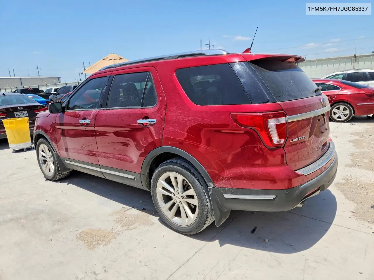 2018 Ford Explorer Limited VIN: 1FM5K7FH7JGC85337 Lot: 61693706