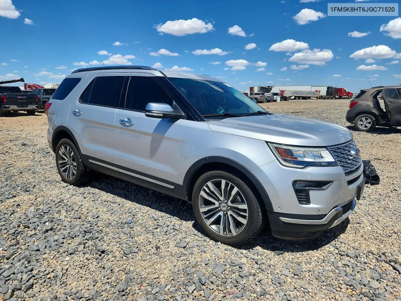 2018 Ford Explorer Platinum VIN: 1FM5K8HT6JGC71520 Lot: 61952926