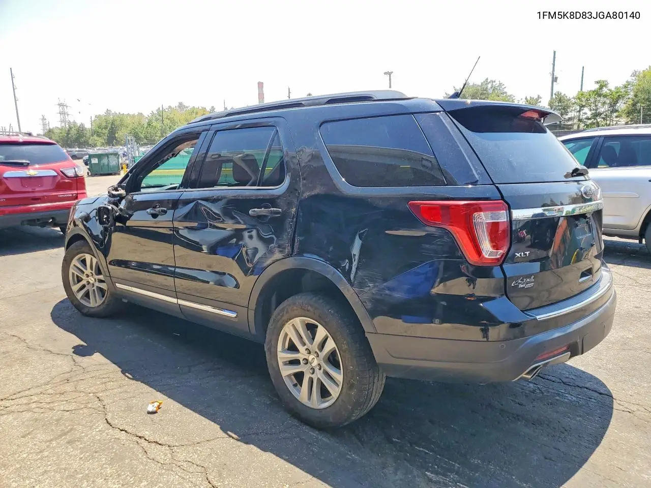 2018 Ford Explorer Xlt VIN: 1FM5K8D83JGA80140 Lot: 61980216