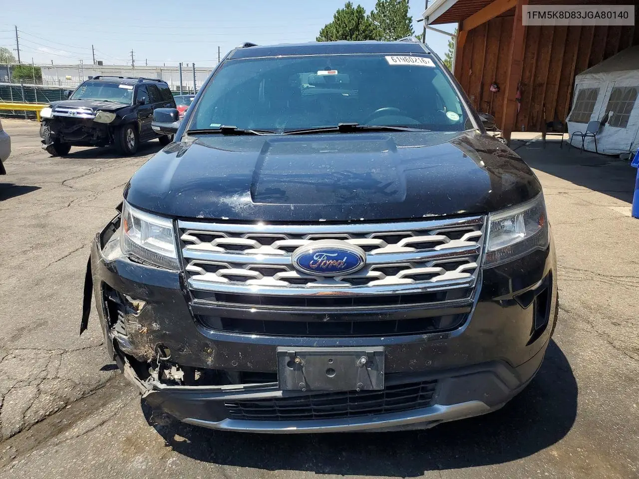 2018 Ford Explorer Xlt VIN: 1FM5K8D83JGA80140 Lot: 61980216