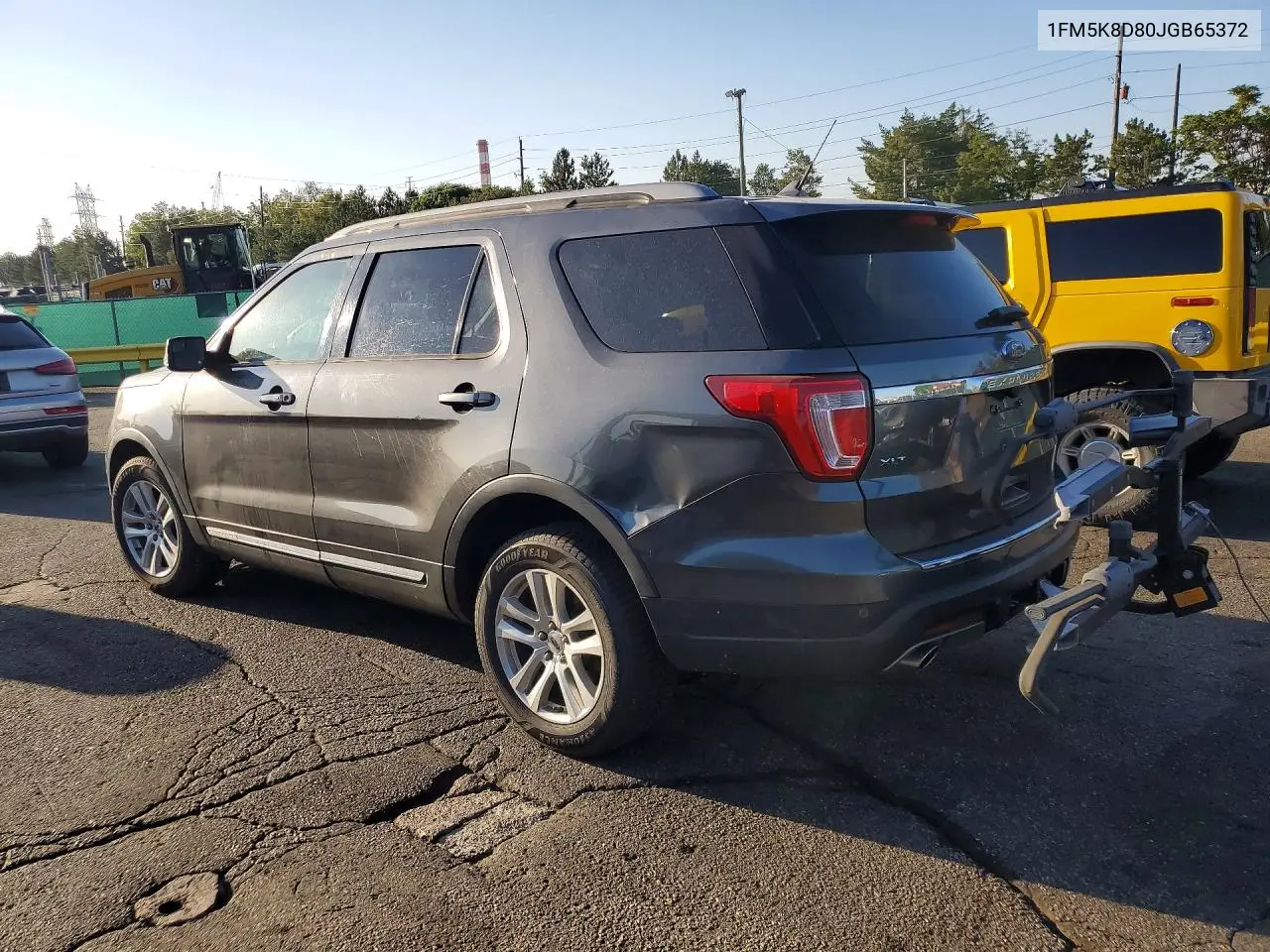 2018 Ford Explorer Xlt VIN: 1FM5K8D80JGB65372 Lot: 62132086