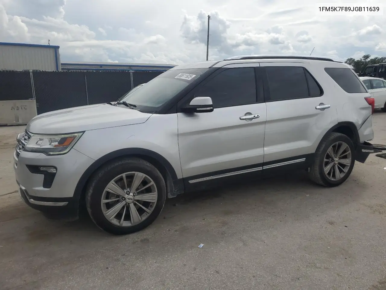 1FM5K7F89JGB11639 2018 Ford Explorer Limited