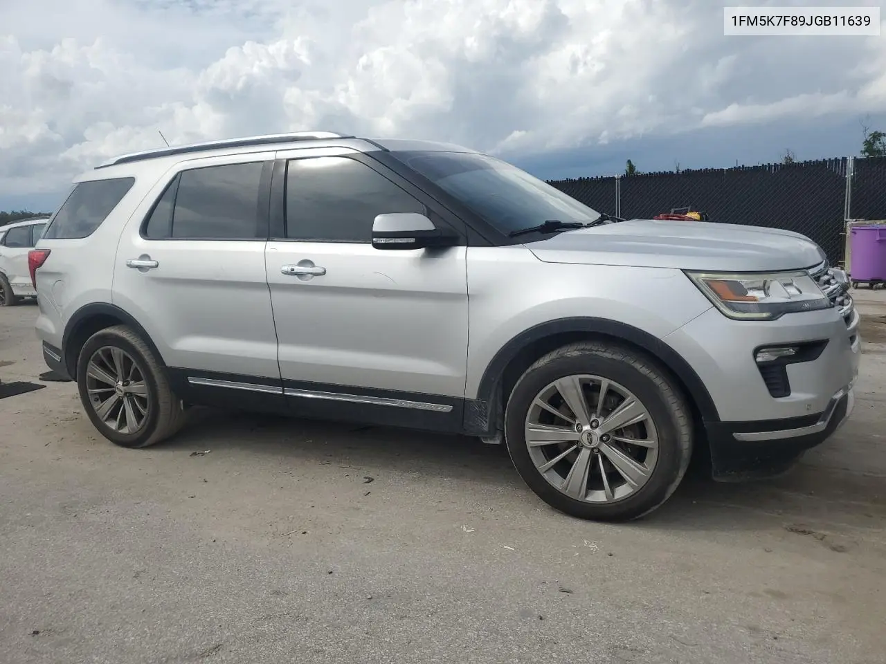 1FM5K7F89JGB11639 2018 Ford Explorer Limited