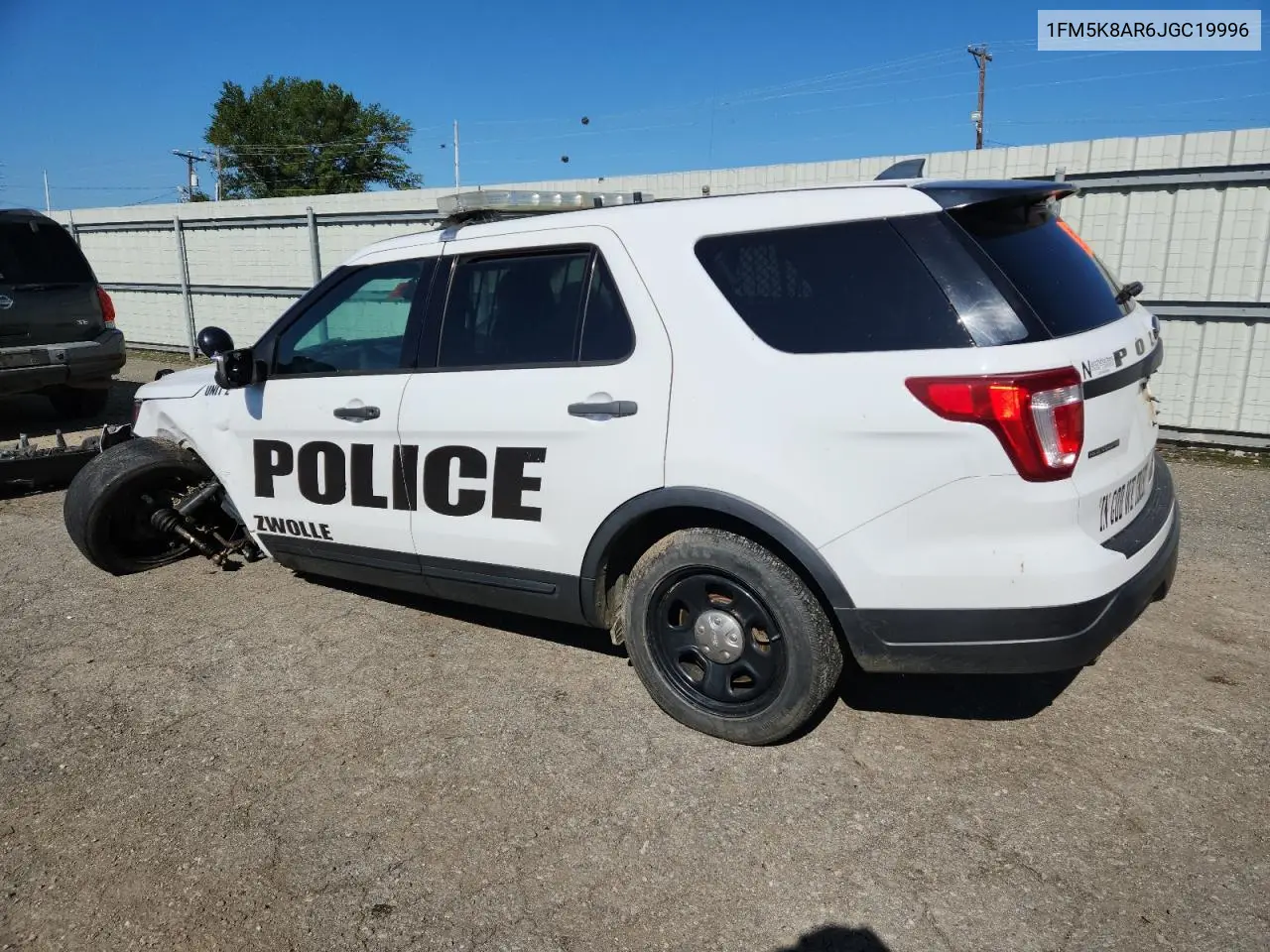 1FM5K8AR6JGC19996 2018 Ford Explorer Police Interceptor