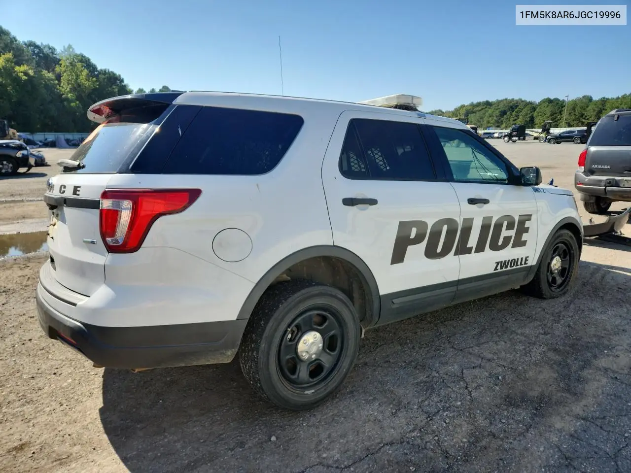 1FM5K8AR6JGC19996 2018 Ford Explorer Police Interceptor