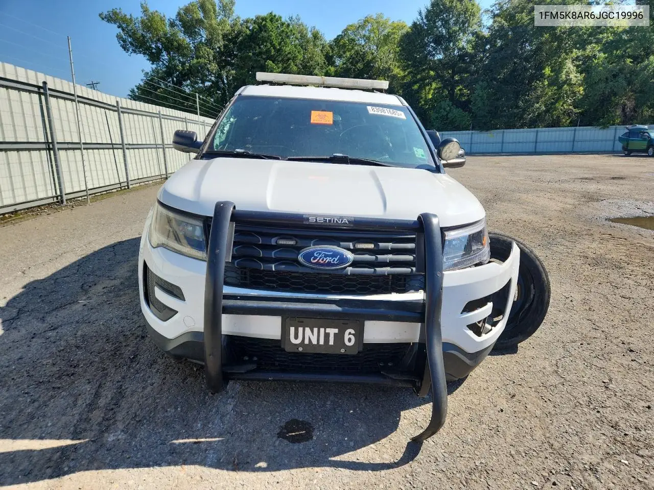 1FM5K8AR6JGC19996 2018 Ford Explorer Police Interceptor