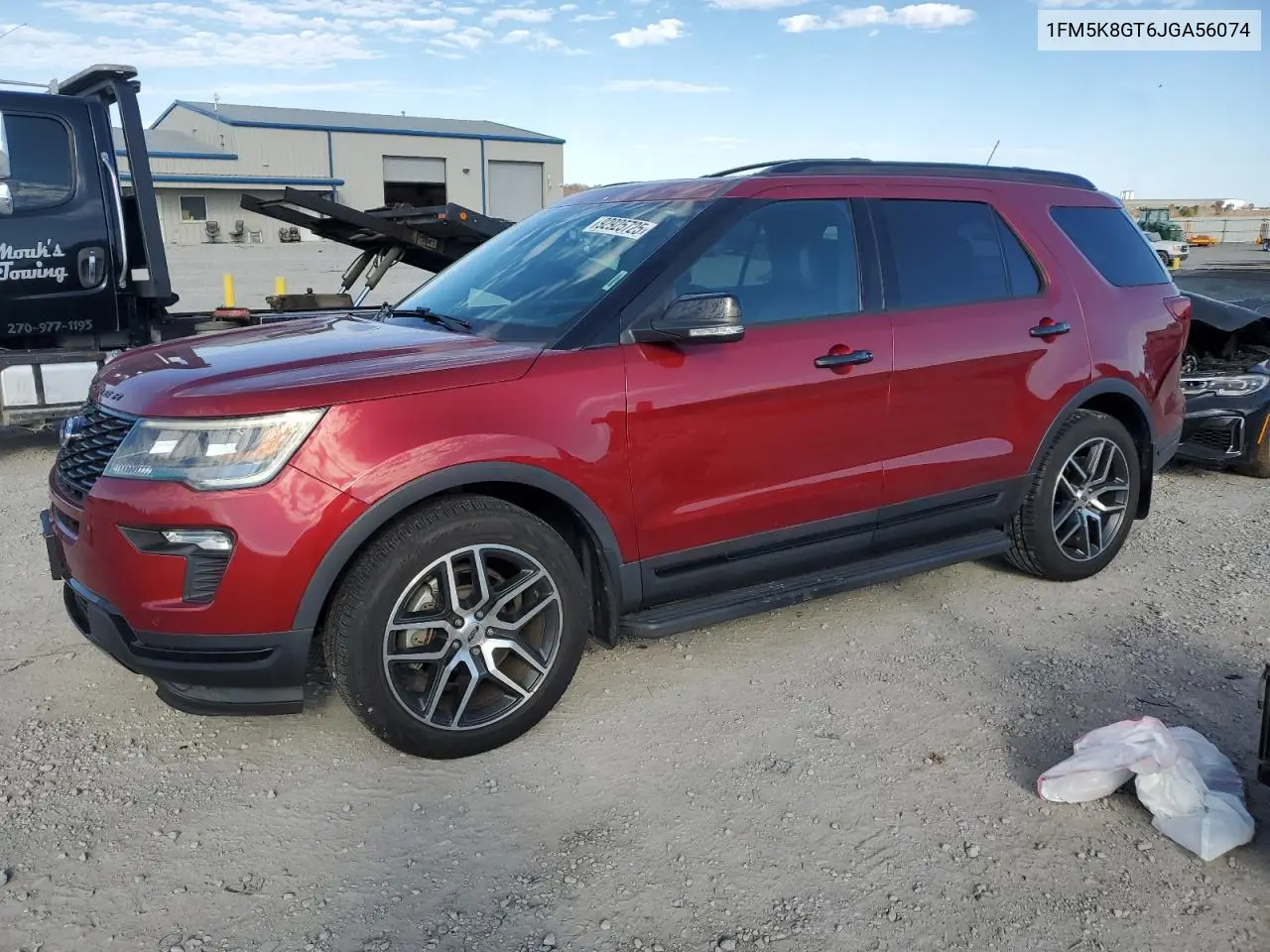 1FM5K8GT6JGA56074 2018 Ford Explorer Sport
