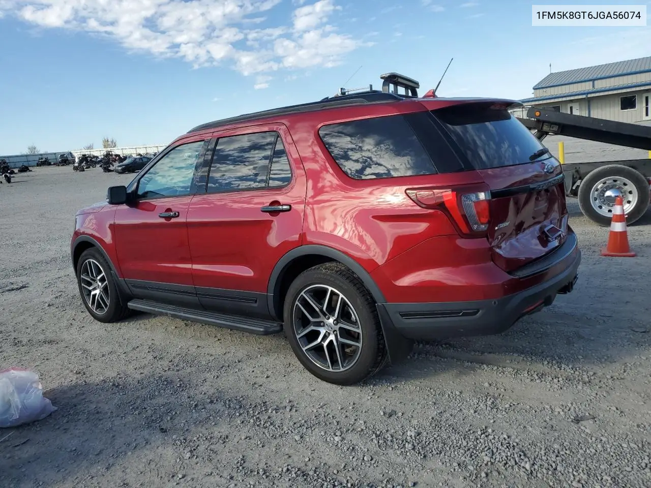 1FM5K8GT6JGA56074 2018 Ford Explorer Sport