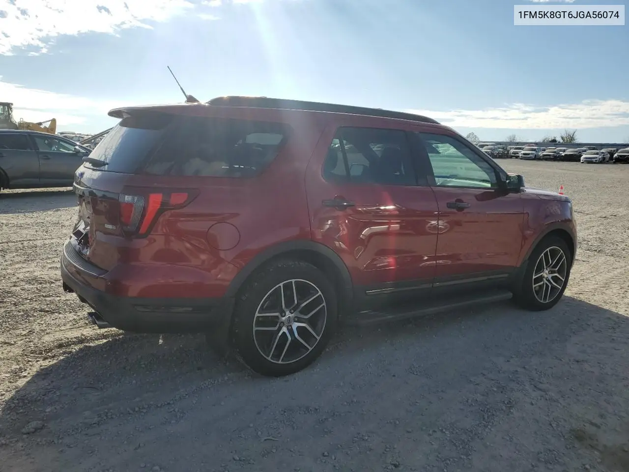 1FM5K8GT6JGA56074 2018 Ford Explorer Sport