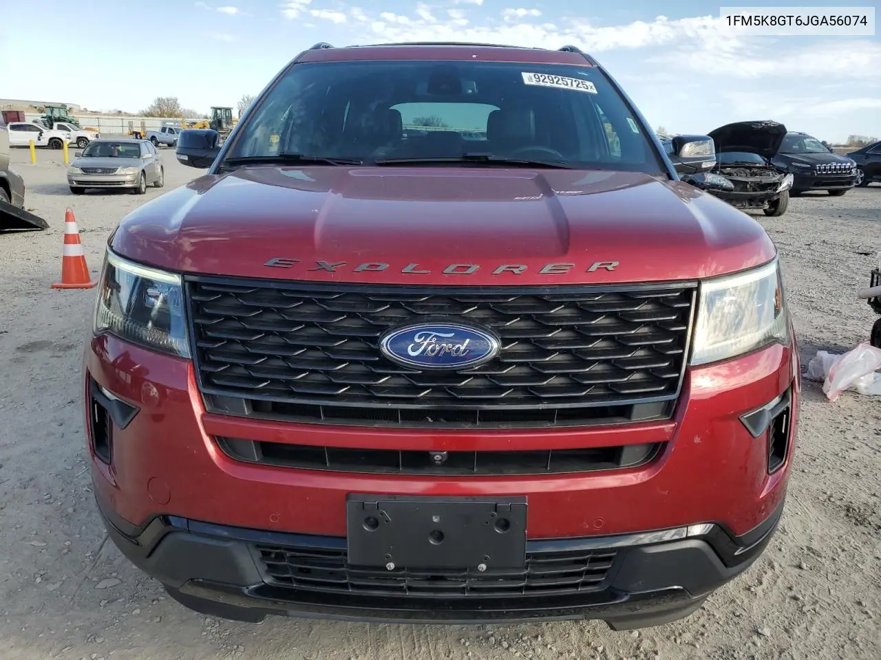 1FM5K8GT6JGA56074 2018 Ford Explorer Sport