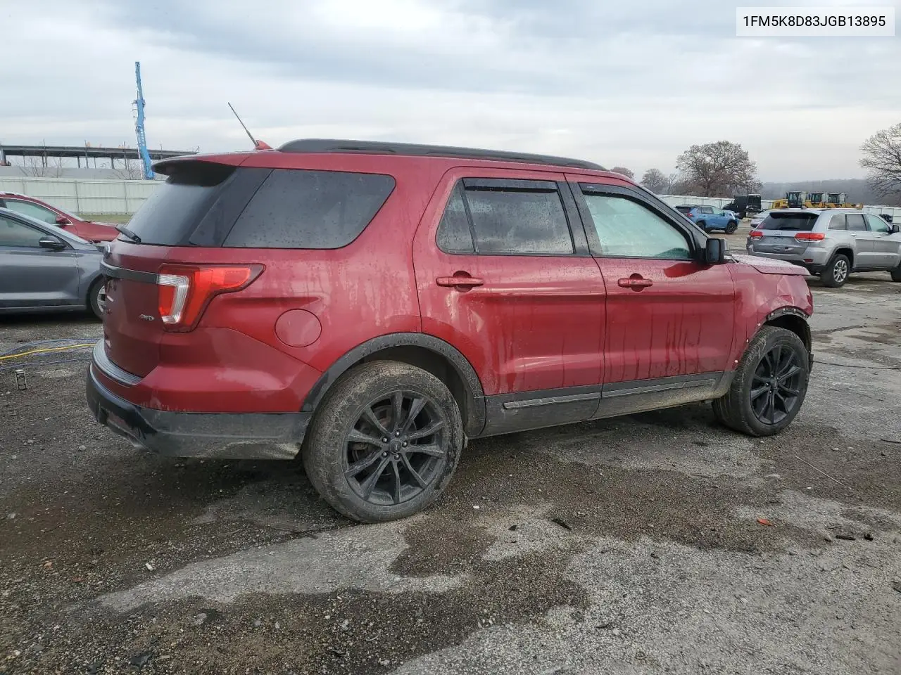 1FM5K8D83JGB13895 2018 Ford Explorer Xlt