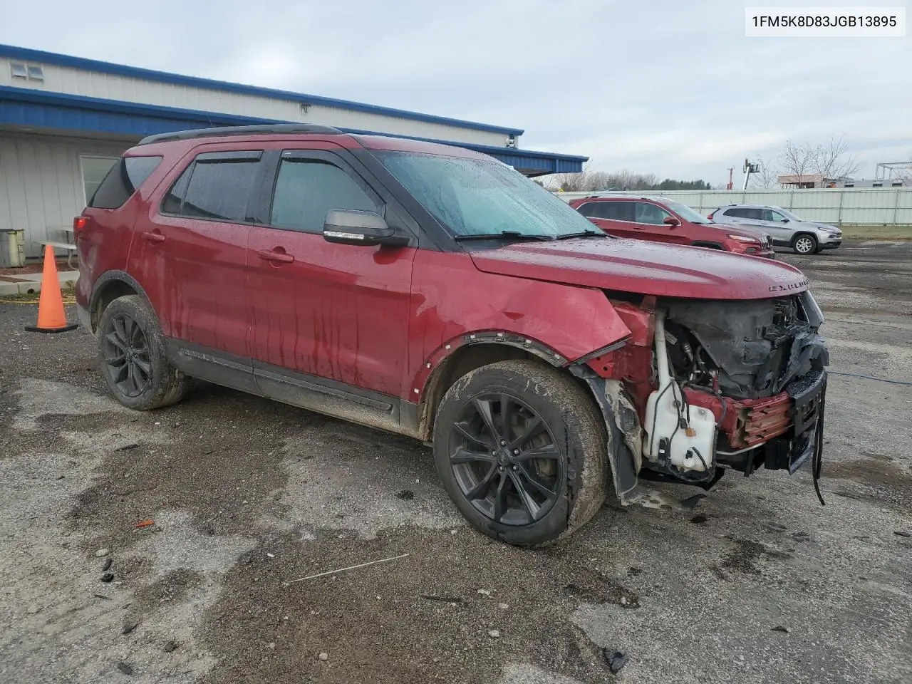 1FM5K8D83JGB13895 2018 Ford Explorer Xlt