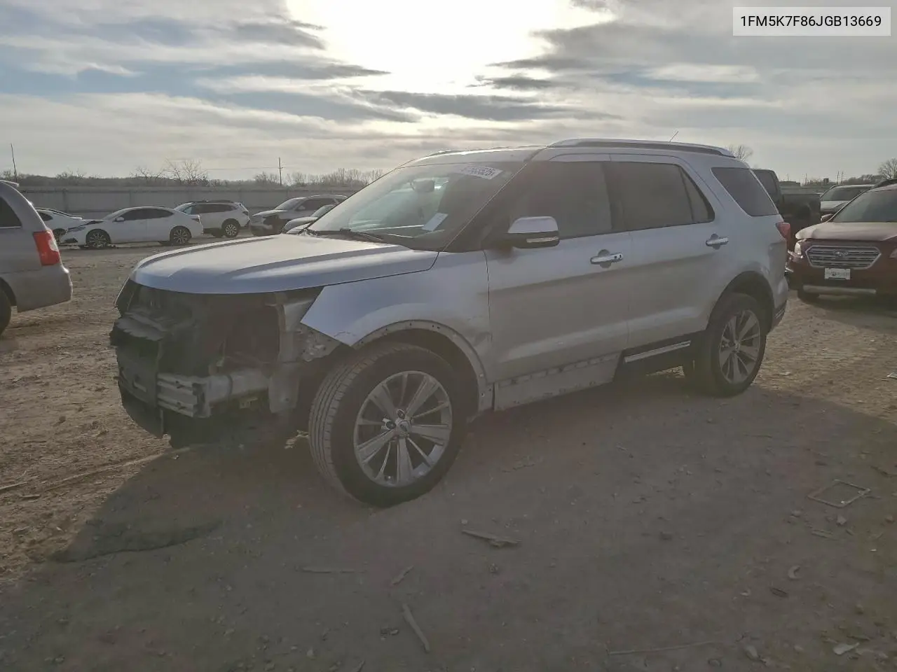 1FM5K7F86JGB13669 2018 Ford Explorer Limited