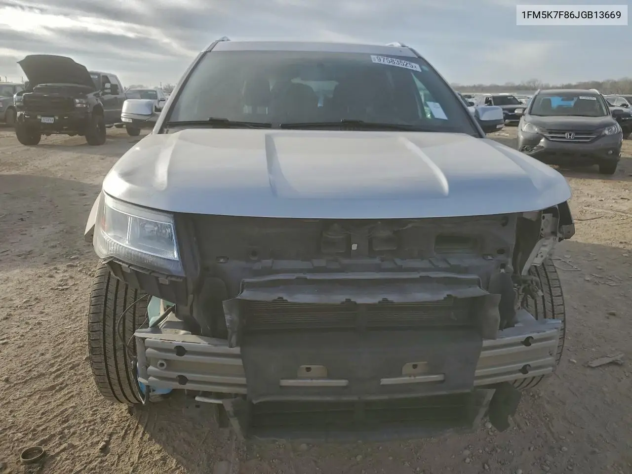 1FM5K7F86JGB13669 2018 Ford Explorer Limited