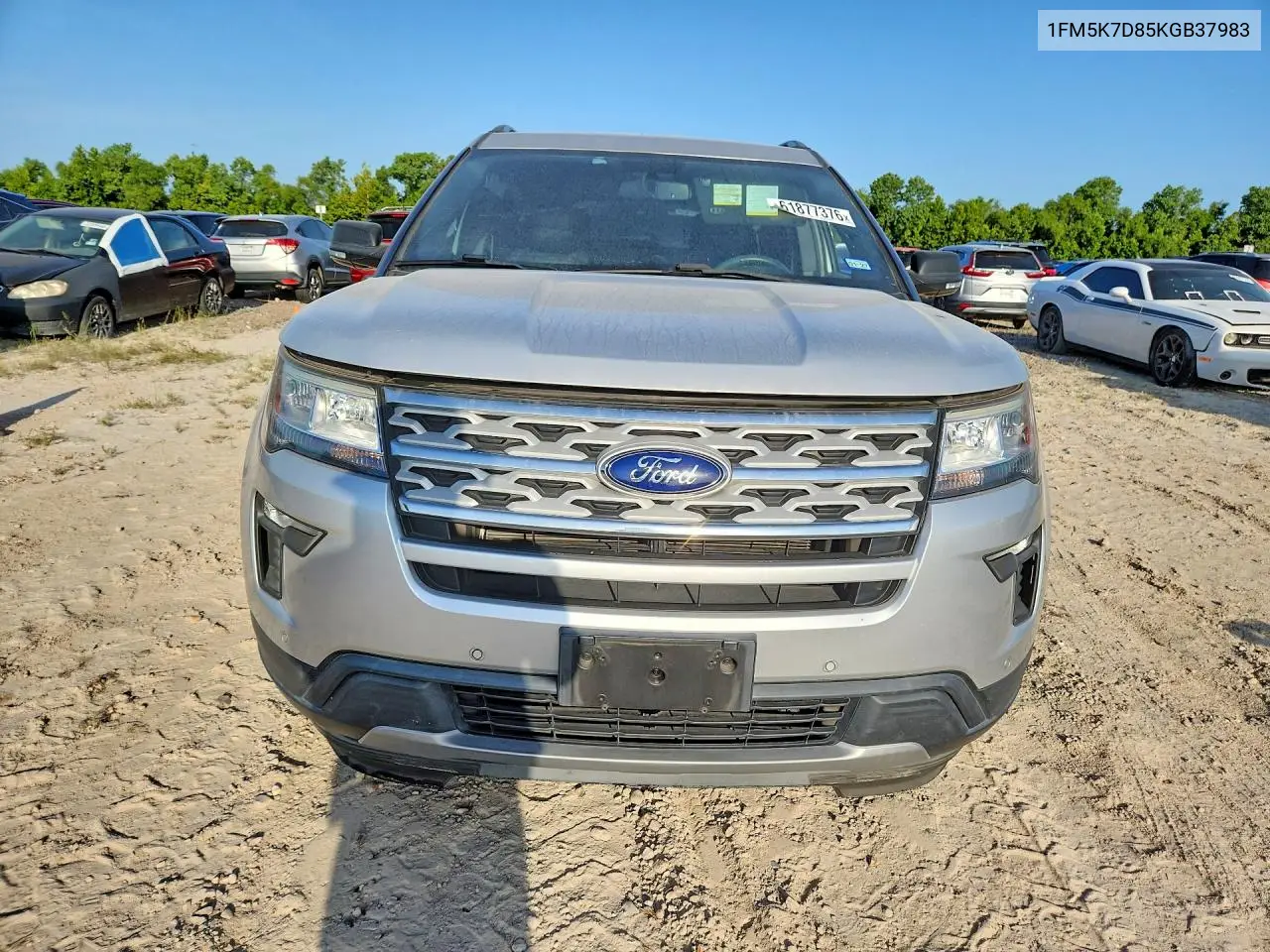 1FM5K7D85KGB37983 2019 Ford Explorer Xlt