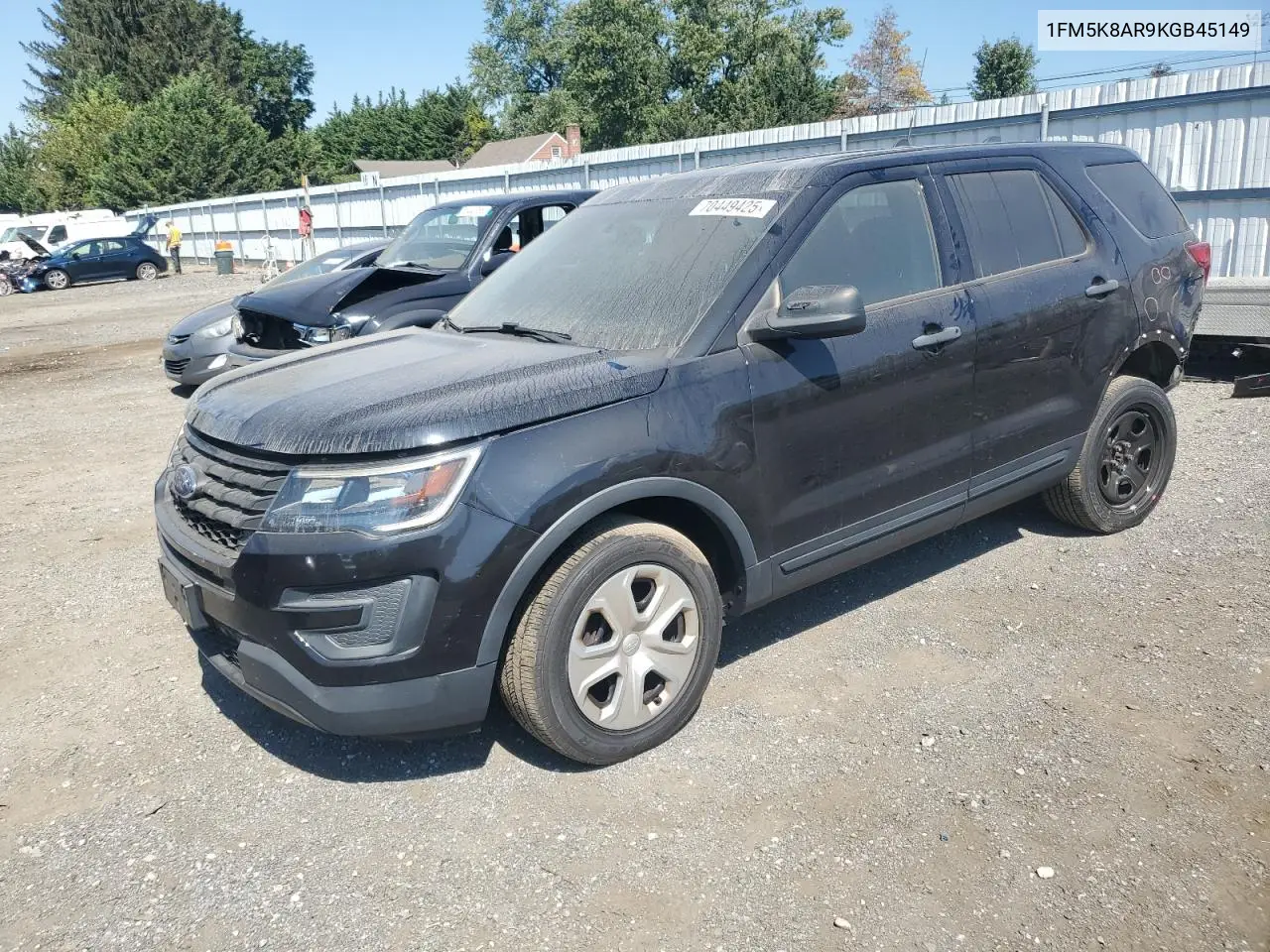 1FM5K8AR9KGB45149 2019 Ford Explorer Police Interceptor